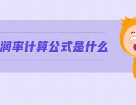 銷售利潤率和營業利潤率計算公式